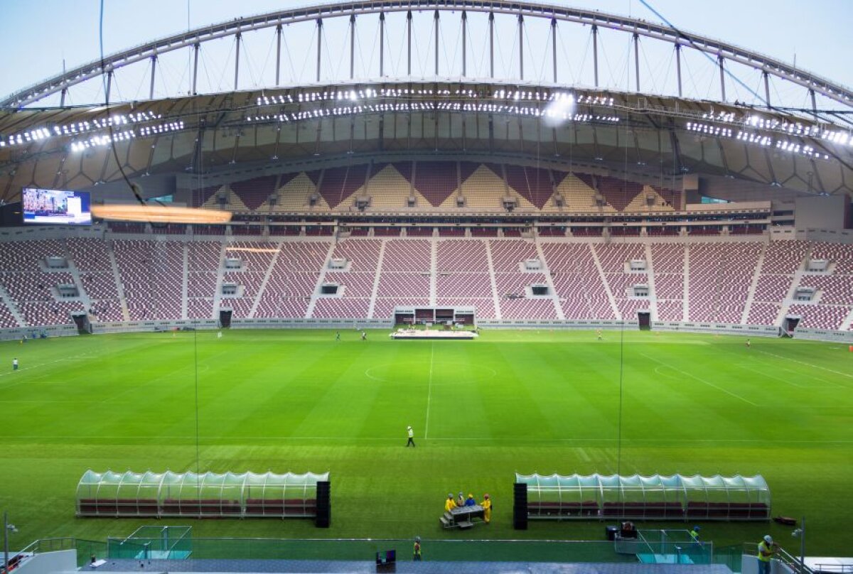 Primul stadion cu aer condiționat pentru Mondialul din Qatar va fi inaugurat azi, cu Hamroun și Xavi » Temperatura scade de la 38 la 26 de grade!