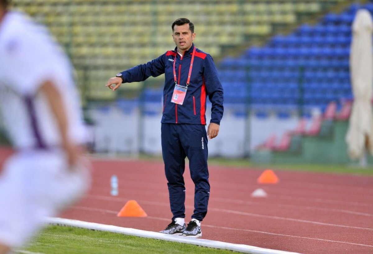 FOTO Dică la penultimul meci pe banca lui SCM Pitești » A învins FCSB 2, scor 3-1