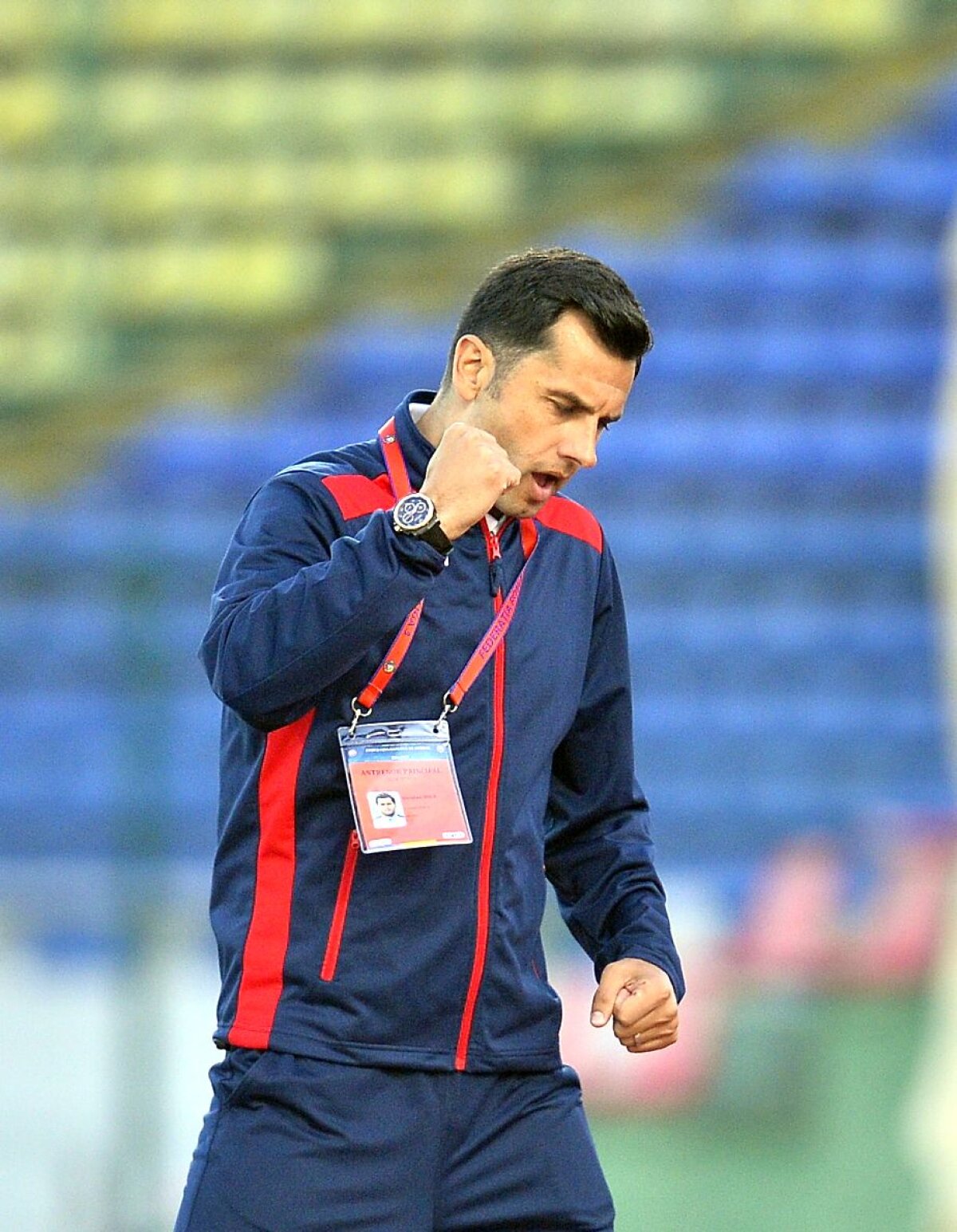 FOTO Dică la penultimul meci pe banca lui SCM Pitești » A învins FCSB 2, scor 3-1