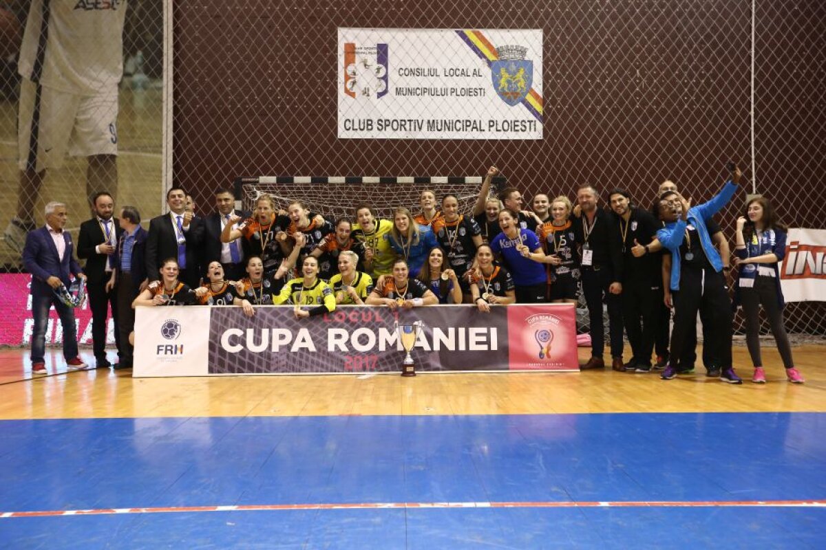 FOTO CSM București a câștigat Cupa României » A fost ultimul meci pentru multe dintre jucătoarele bucureștene