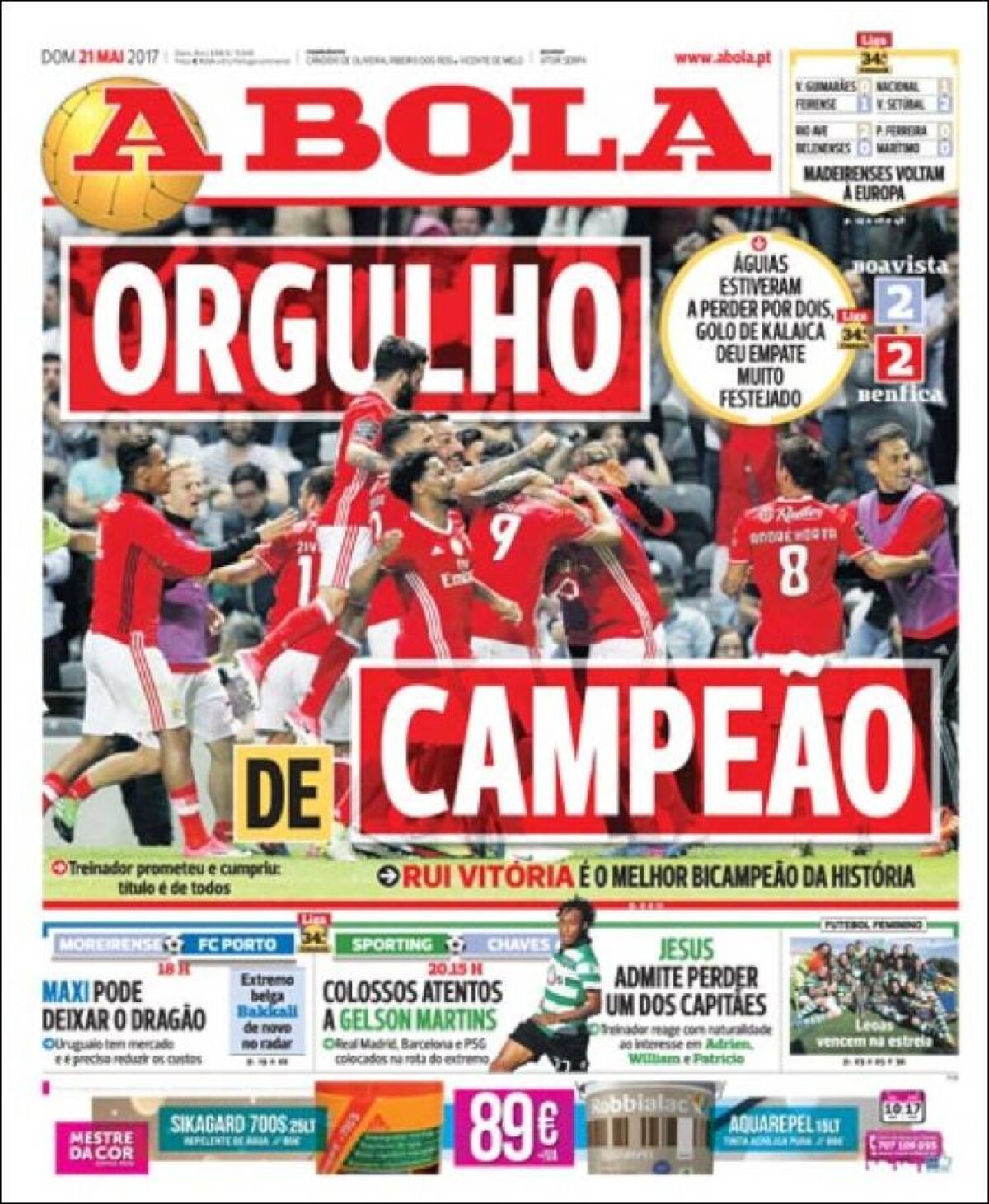 Ce scriu azi ziarele de sport din lume (21 mai 2017)