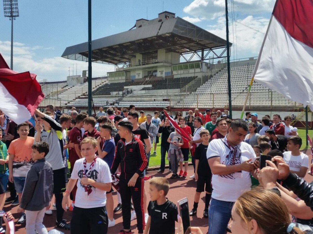 FOTO AFC Rapid a promovat în Liga a 4-a după o victorie lejeră în fața fiilor lui Ilie Stan și Anghel Iordănescu 