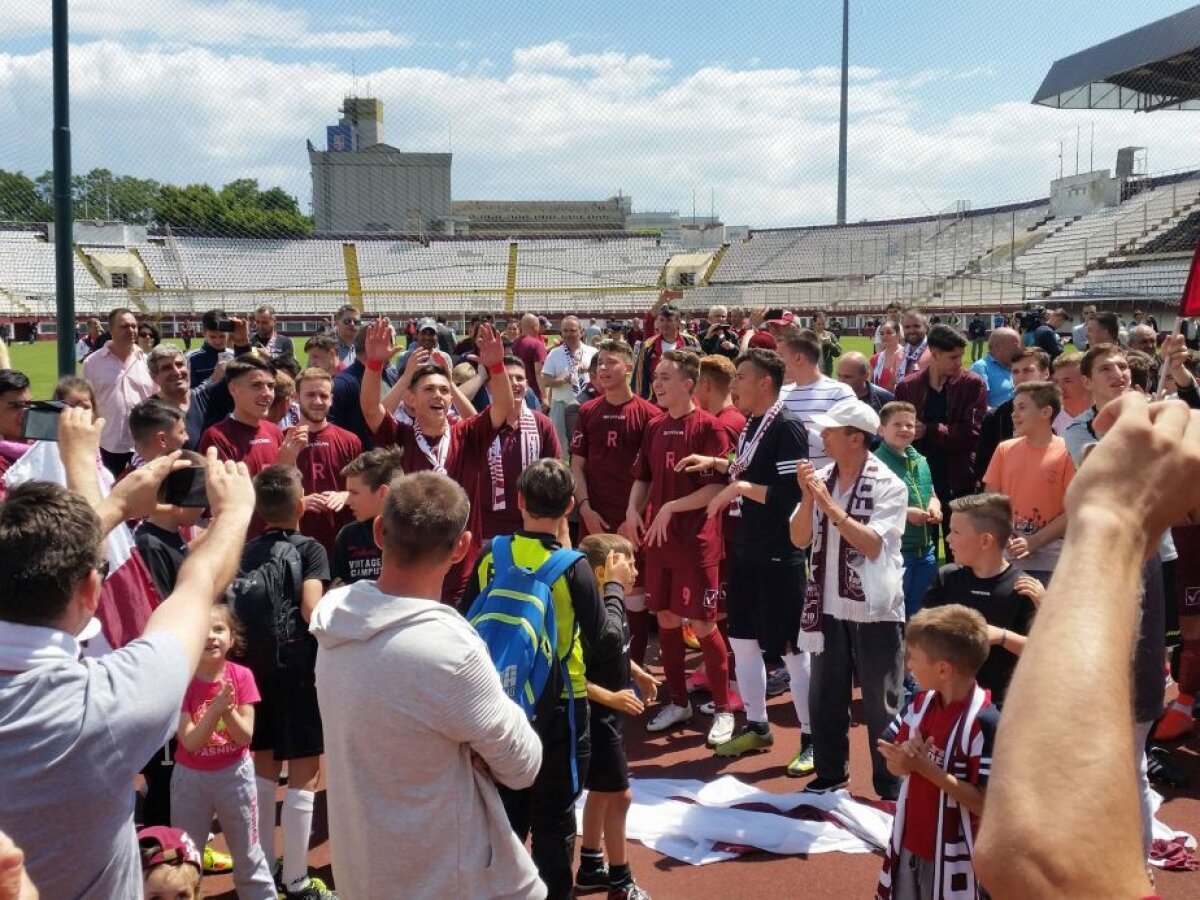 FOTO AFC Rapid a promovat în Liga a 4-a după o victorie lejeră în fața fiilor lui Ilie Stan și Anghel Iordănescu 