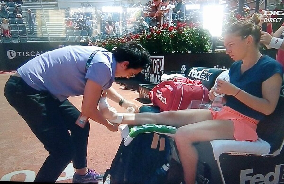 FOTO Emoții pentru Halep înainte de Roland Garros » Ce a declarat Simona despre accidentare: "O să iau un pic de pauză"