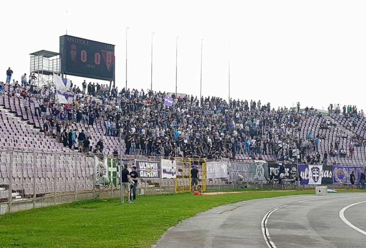 VIDEO+FOTO Coregrafia lui ASU Poli, inspirată din Game of Thrones, nu și-a împiedicat marea rivală din drumul către promovare » UTA a învins cu 3-0 şi e pe doi