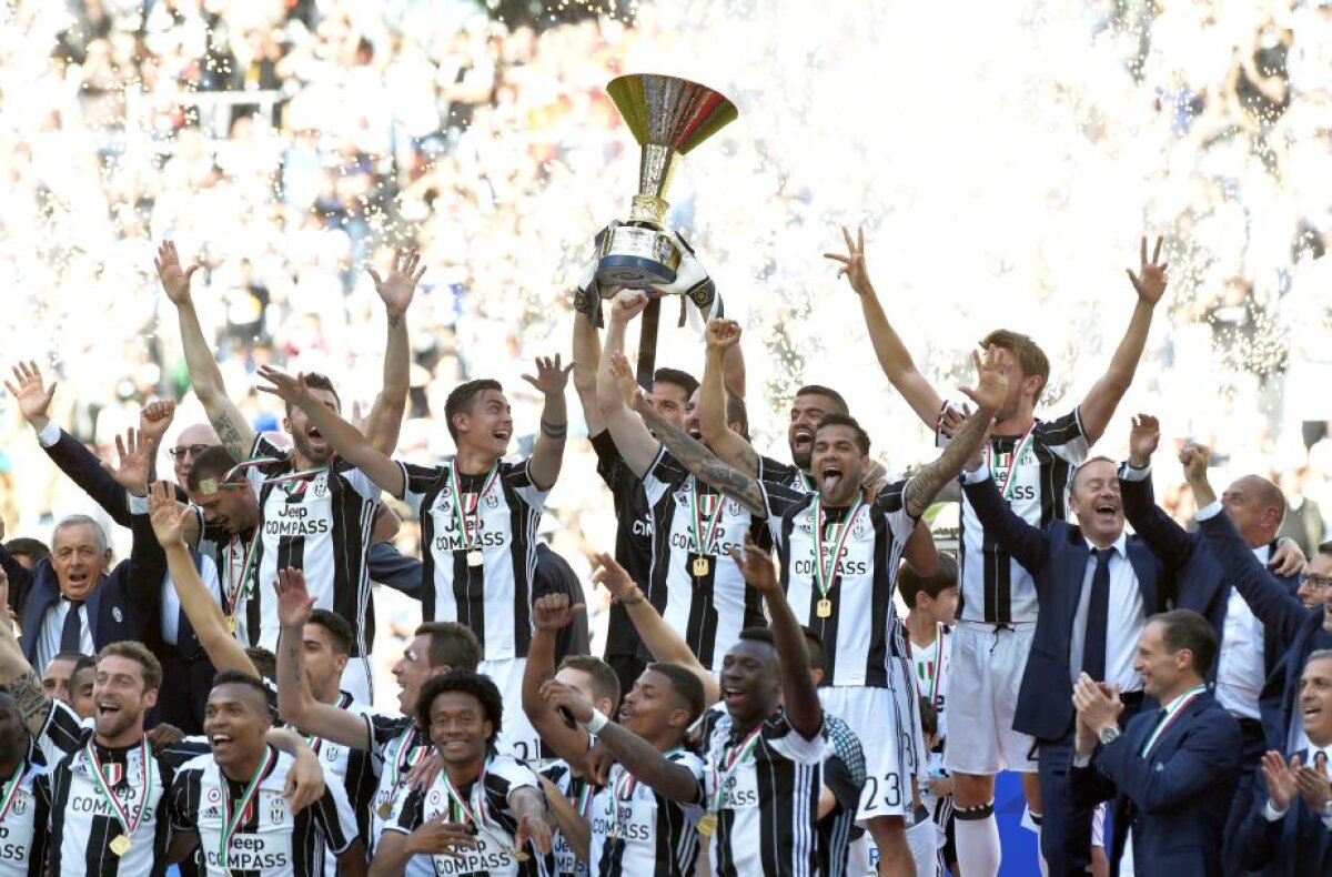 VIDEO+FOTO Sezon de LE6ENDĂ! Record istoric pentru Juventus! Și-a asigurat cel de-al 6-lea titlu consecutiv în meciul cu Crotone