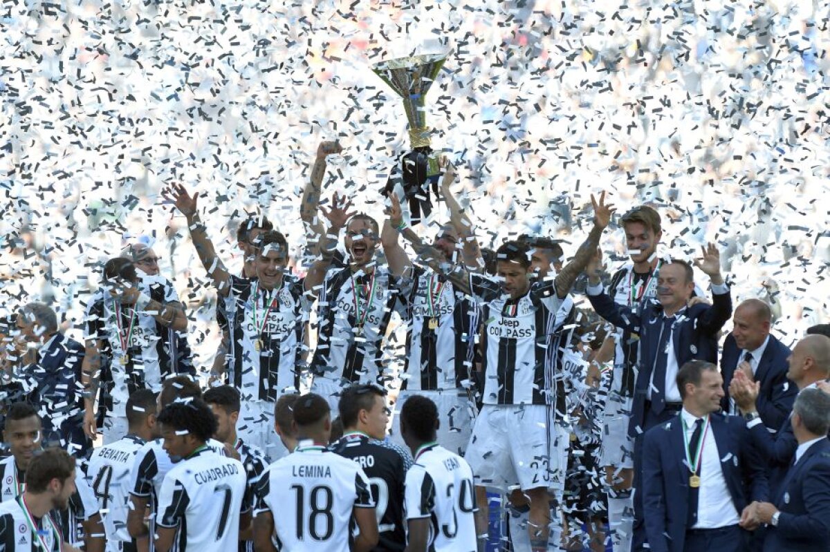 VIDEO+FOTO Sezon de LE6ENDĂ! Record istoric pentru Juventus! Și-a asigurat cel de-al 6-lea titlu consecutiv în meciul cu Crotone