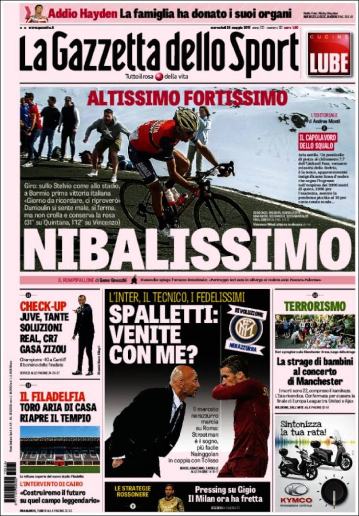 Ce scriu azi ziarele de sport din lume (24 mai 2017)