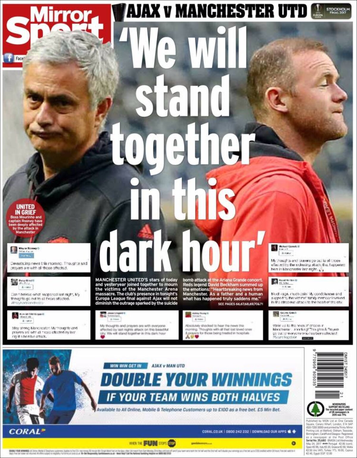 Ce scriu azi ziarele de sport din lume (24 mai 2017)