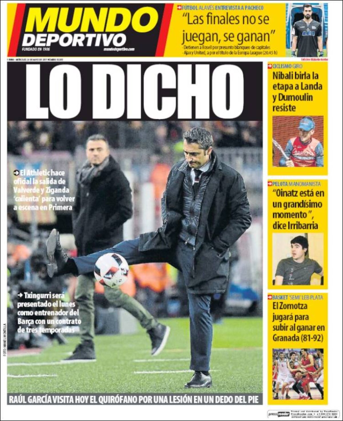 Ce scriu azi ziarele de sport din lume (24 mai 2017)