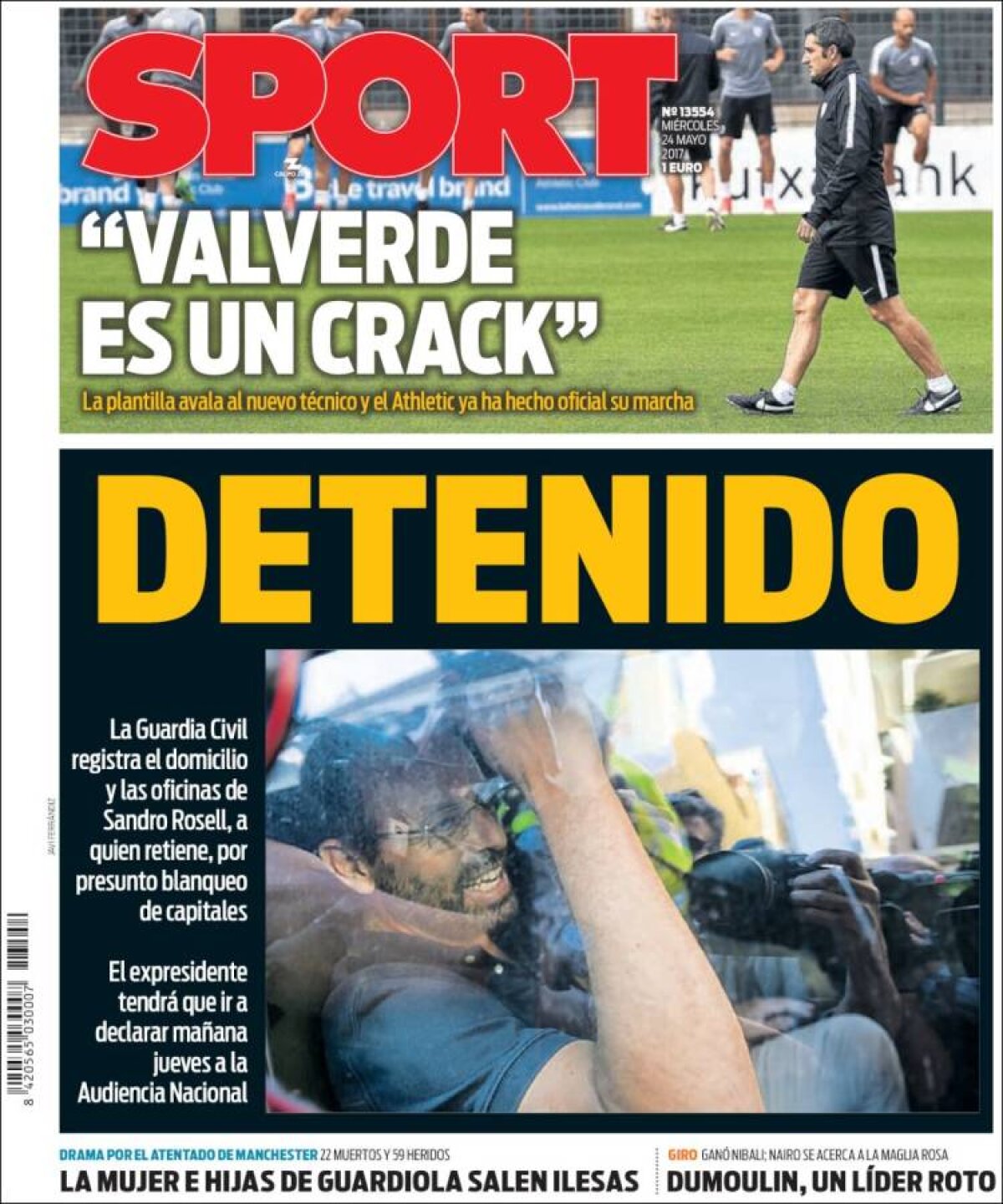 Ce scriu azi ziarele de sport din lume (24 mai 2017)