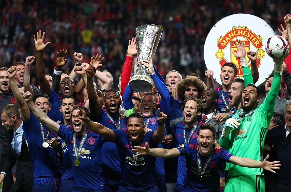 VIDEO+FOTO Cele mai tari imagini după finala Europa League! Jose Mourinho, one-man show! Cum s-au bucurat fotbaliștii