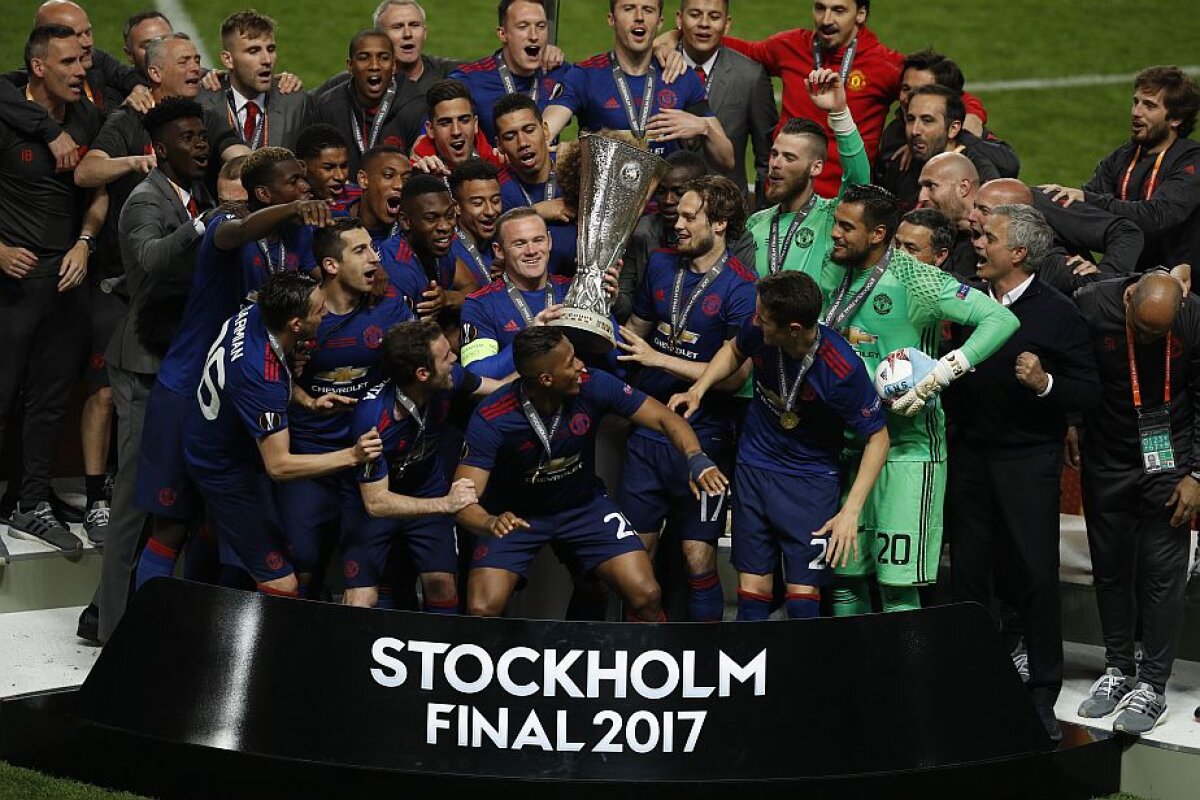 VIDEO+FOTO Cele mai tari imagini după finala Europa League! Jose Mourinho, one-man show! Cum s-au bucurat fotbaliștii