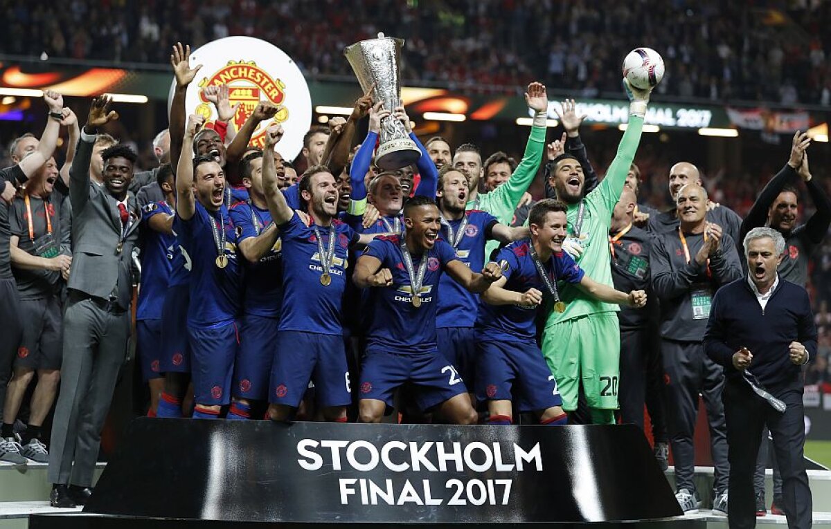 VIDEO+FOTO Cele mai tari imagini după finala Europa League! Jose Mourinho, one-man show! Cum s-au bucurat fotbaliștii