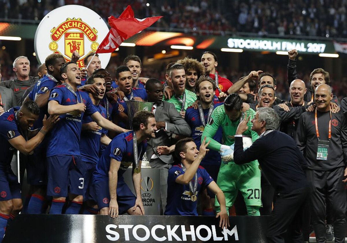 VIDEO+FOTO Cele mai tari imagini după finala Europa League! Jose Mourinho, one-man show! Cum s-au bucurat fotbaliștii