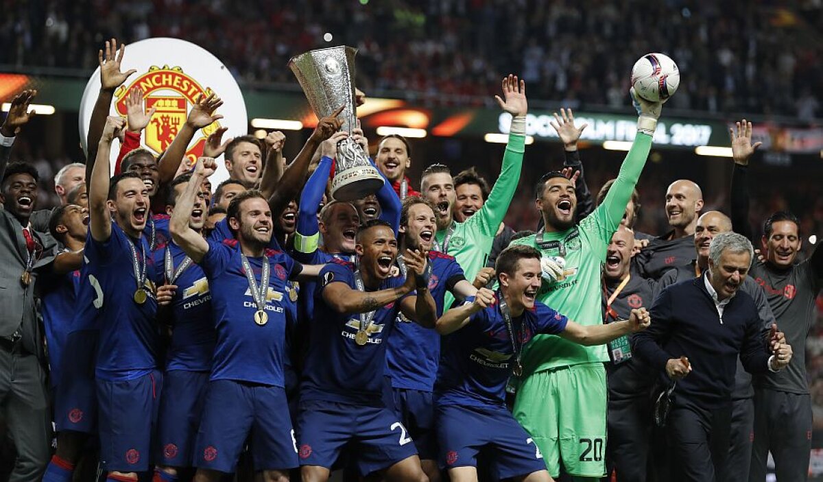 VIDEO+FOTO Cele mai tari imagini după finala Europa League! Jose Mourinho, one-man show! Cum s-au bucurat fotbaliștii