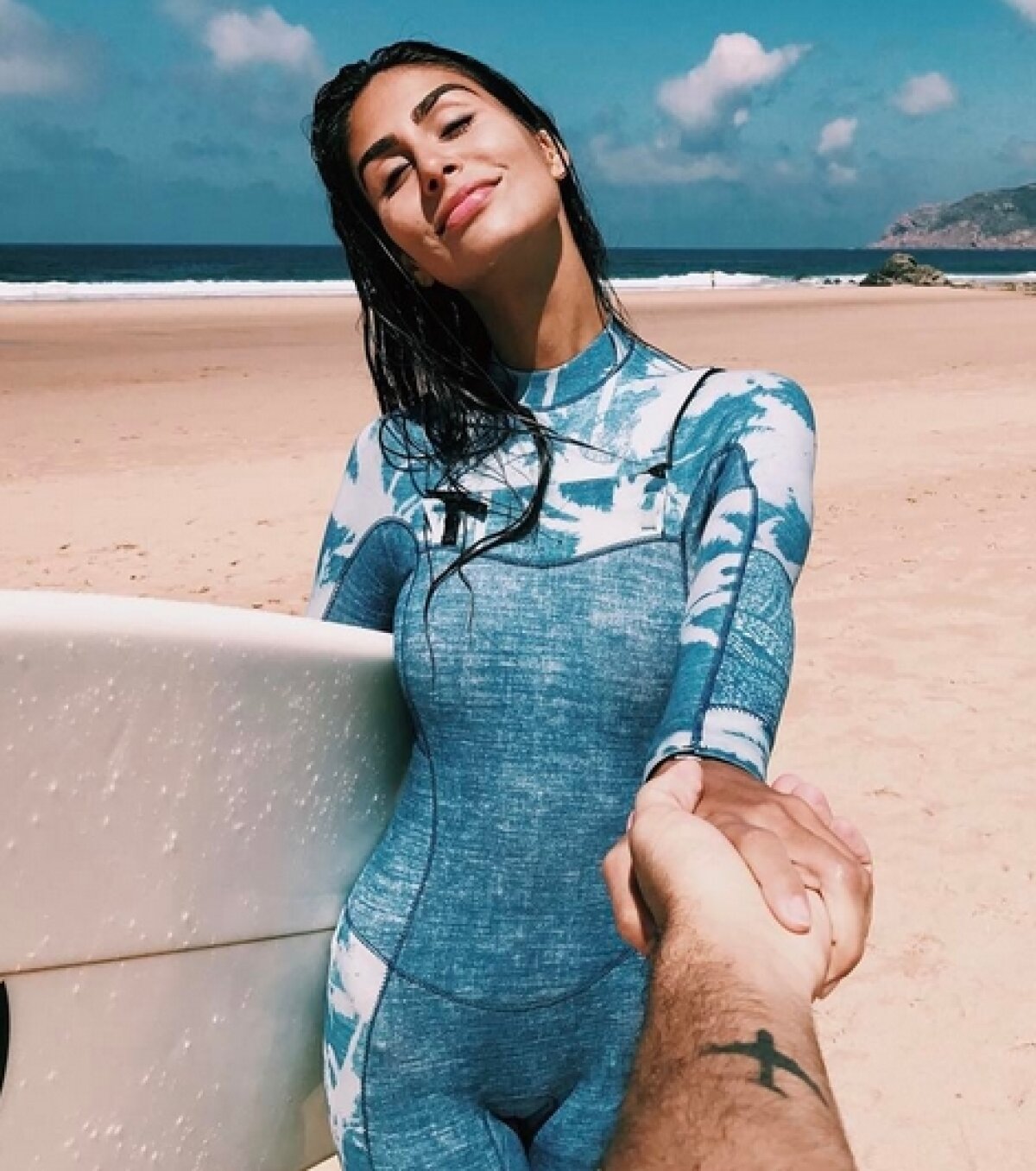 FOTO Fata lui Bebeto te vrăjește cu privirea albastră: s-a îndrăgostit de un fotbalist!