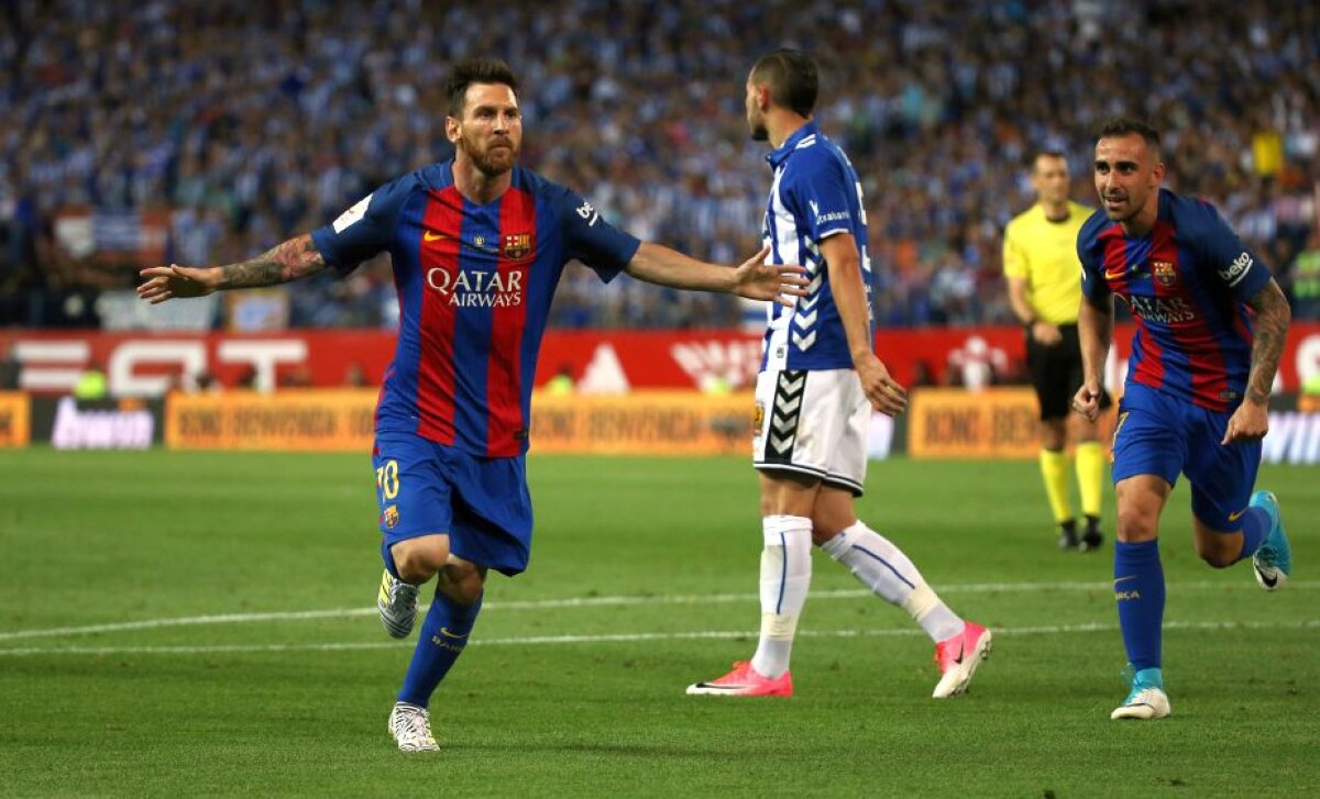 FOTO + VIDEO Barcelona a câștigat Cupa Spaniei pentru a 29-a oară în istorie! Două goluri magistrale în finala cu Deportivo Alaves