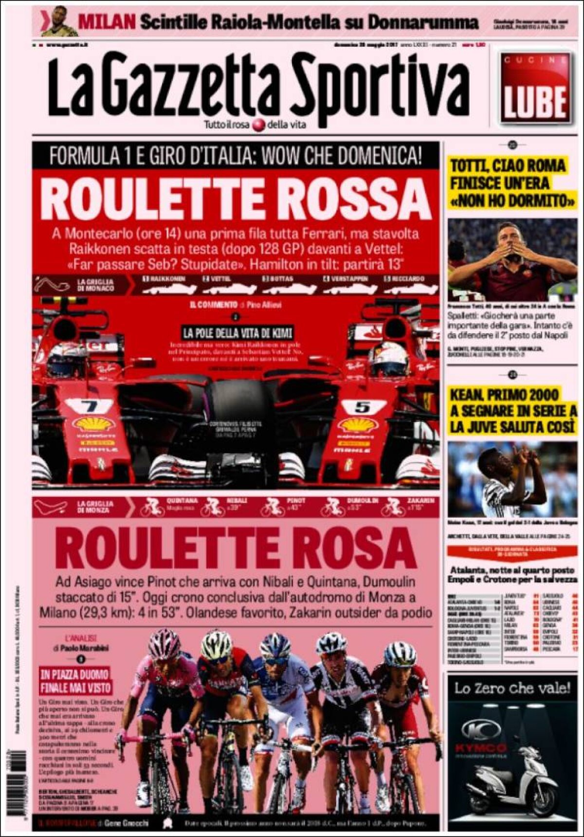 Ce scriu azi ziarele de sport din lume (28 mai 2017)