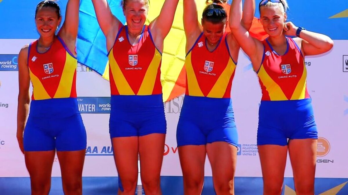 Românii domină la canotaj! Trei medalii de aur la Europenele de la Racice pentru "tricolori"