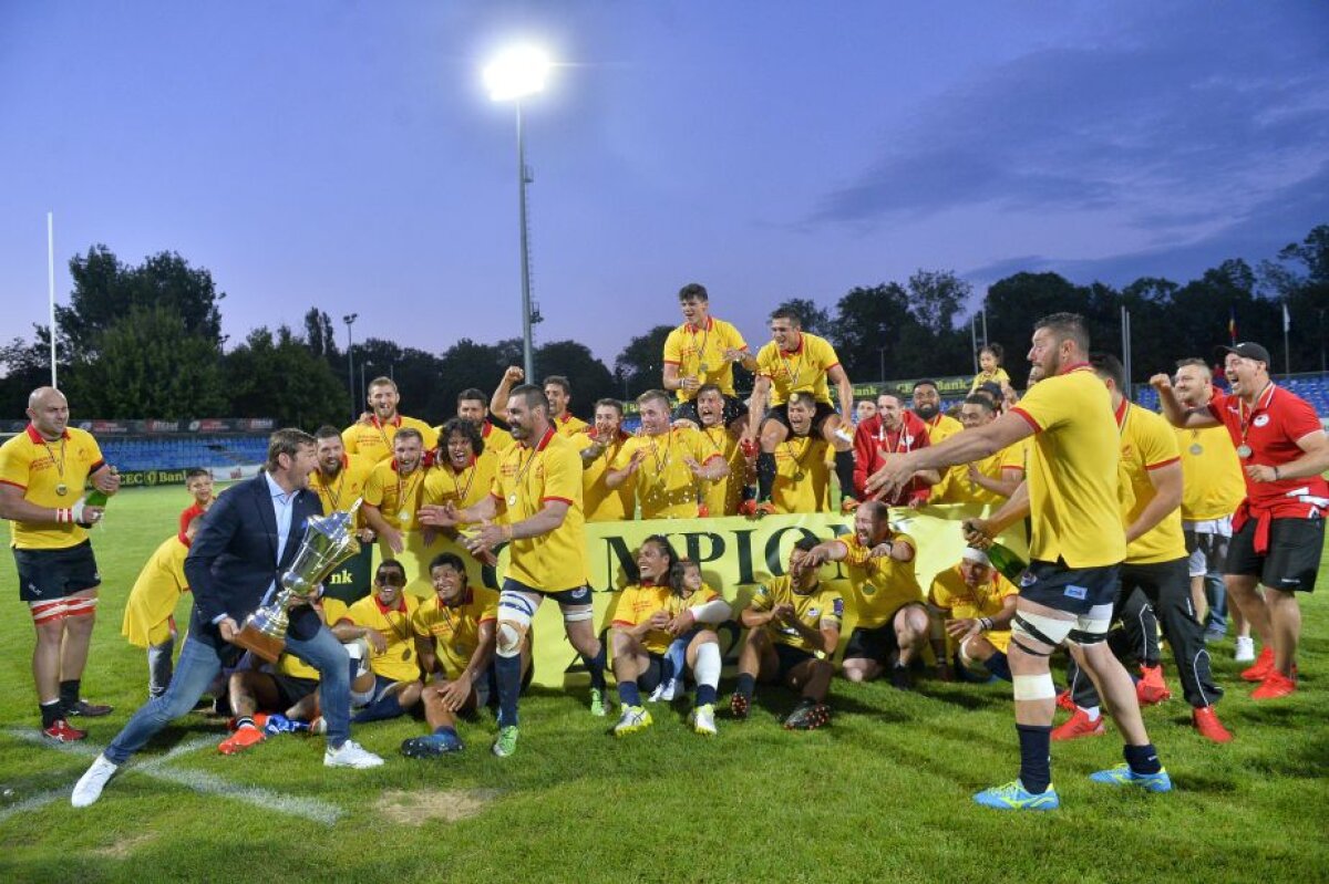 VIDEO+FOTO Timișoara la puterea 5! Bănățenii au câștigat titlul la rugby » Steaua a pierdut tot + Cum arată podiumul