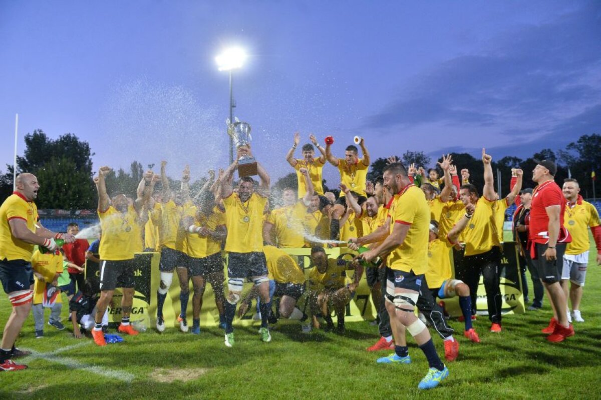 VIDEO+FOTO Timișoara la puterea 5! Bănățenii au câștigat titlul la rugby » Steaua a pierdut tot + Cum arată podiumul