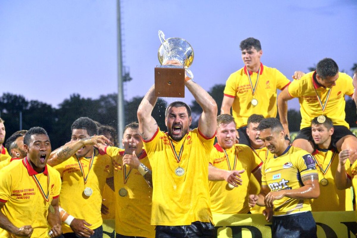 VIDEO+FOTO Timișoara la puterea 5! Bănățenii au câștigat titlul la rugby » Steaua a pierdut tot + Cum arată podiumul