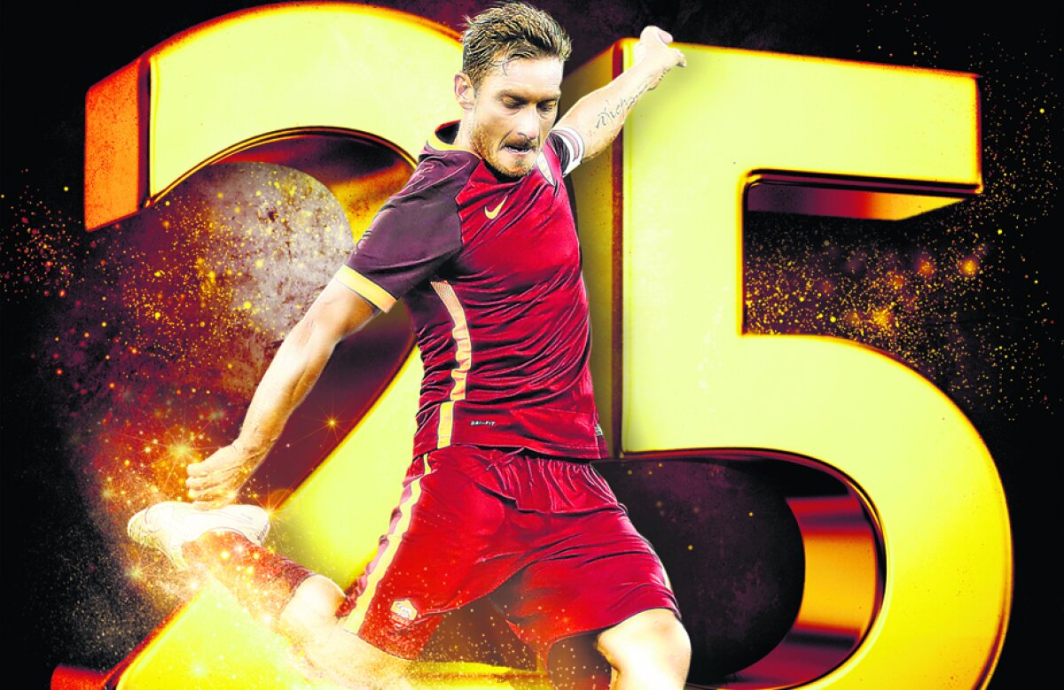 FOTO Ave, Papa Francesco! Fotbalistul s-a retras, rămâne legenda: Totti a pus ghetele în cui după 25 de sezoane la Roma