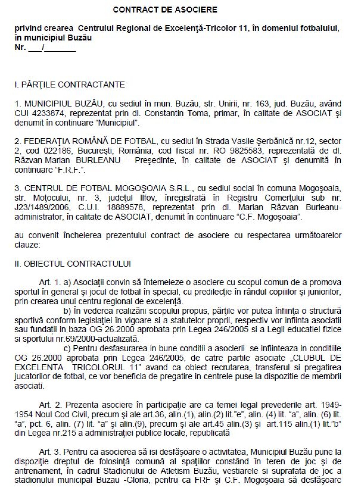 FRF sparge banii în Centrele de Excelenţă! Câţi bani se duc în cele patru Academii lansate de Burleanu