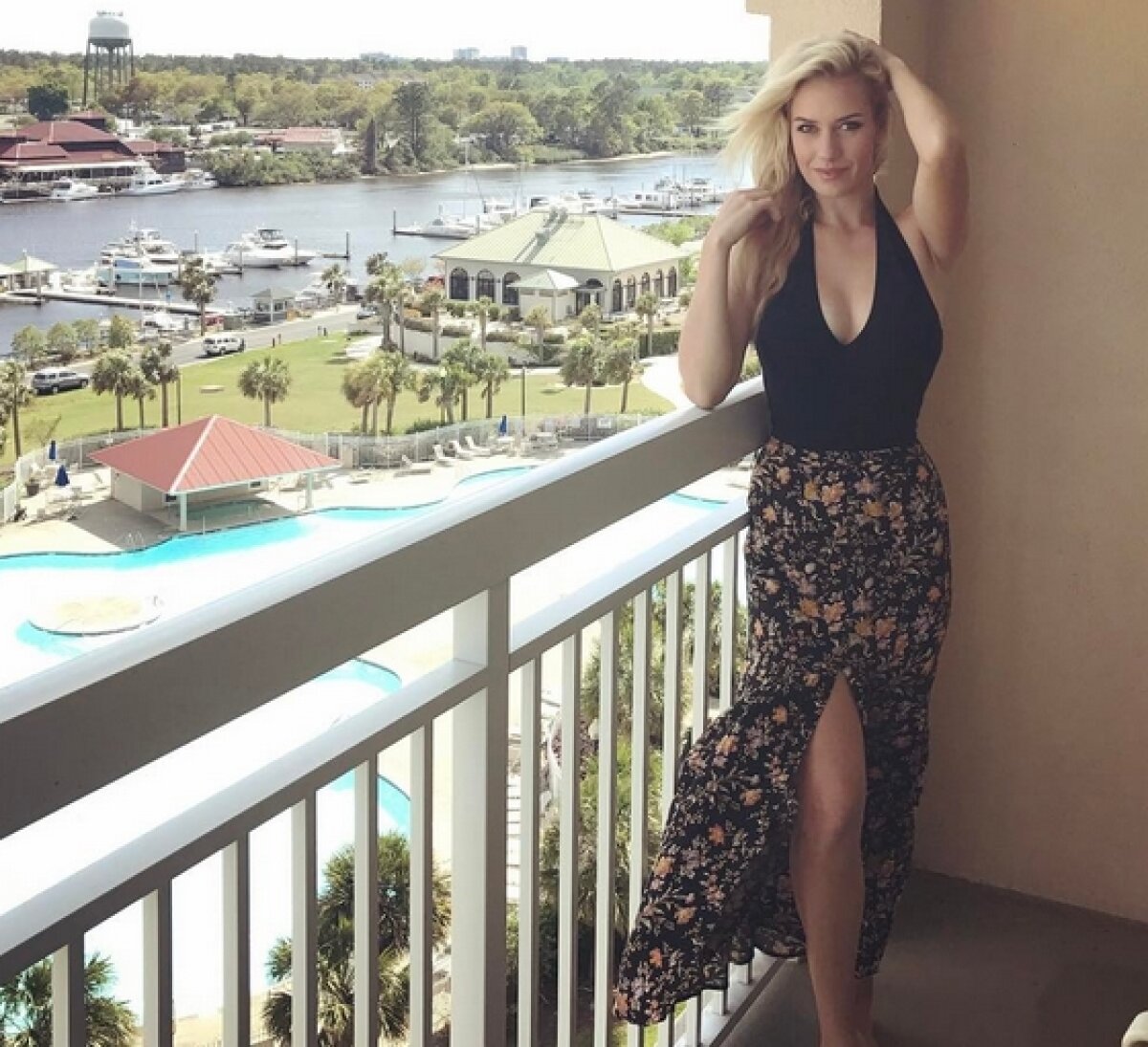 FOTO Prințesa golfului » Provine dintr-o familie de sportivi, dar s-a ales cu gena seducției!