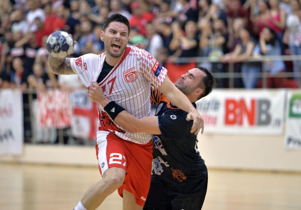 FOTO În ultima secundă! Dinamo a câștigat dramatic primul meci al finalei Ligii Naționale, cu CSM București