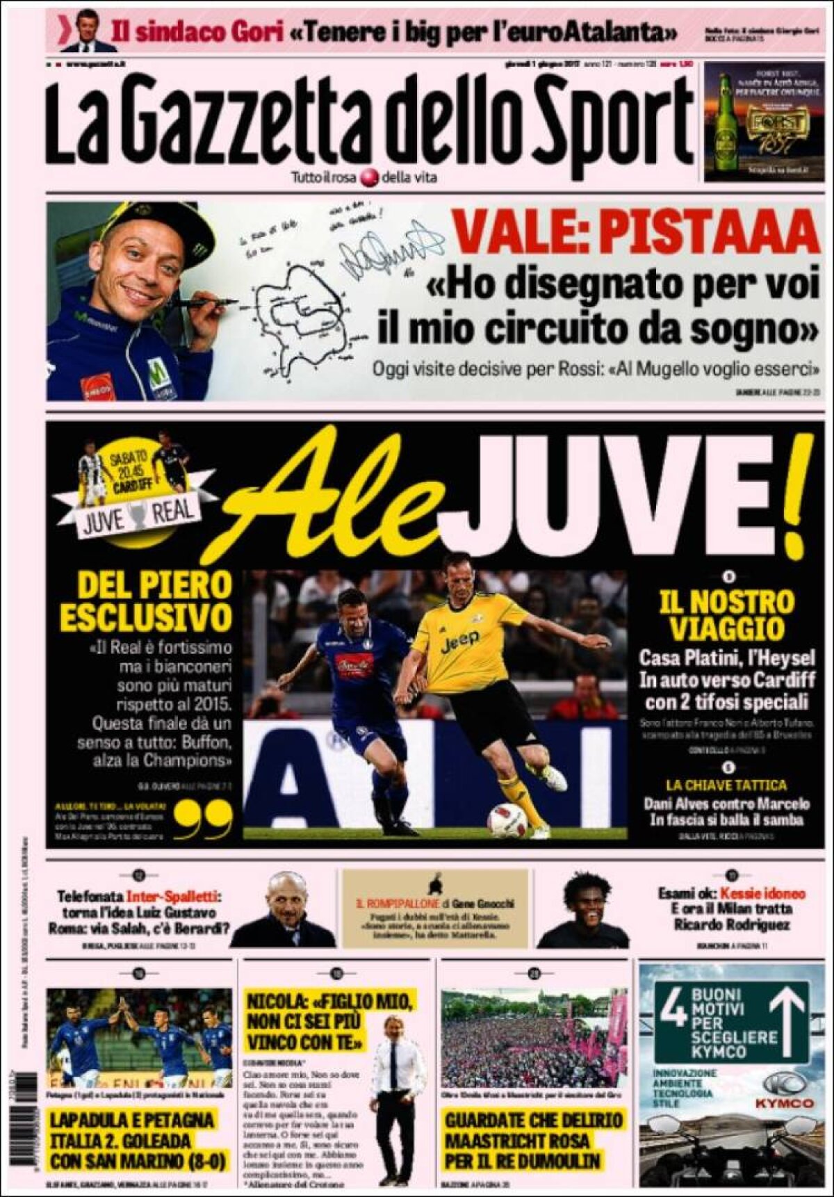 Ce scriu azi ziarele de sport din lume (1 iunie 2017)