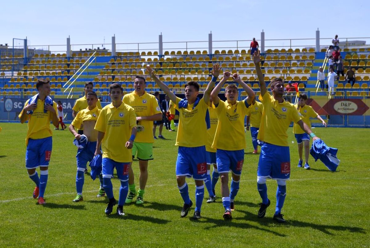 FOTO + VIDEO CSU Craiova a învins-o pe Dinamo în finala Ligii Elitelor U17, scor 3-2