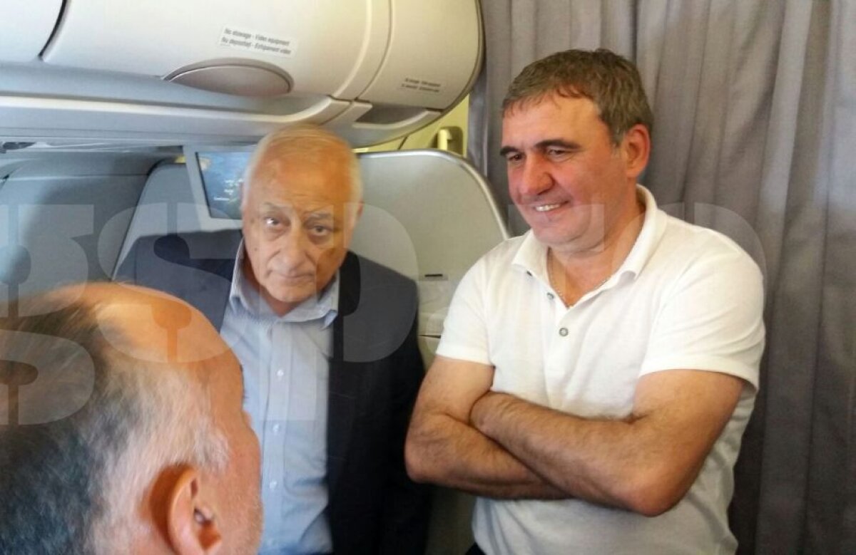 FOTO EXCLUSIV Imagini din avionul Generației de Aur spre finala Ligii