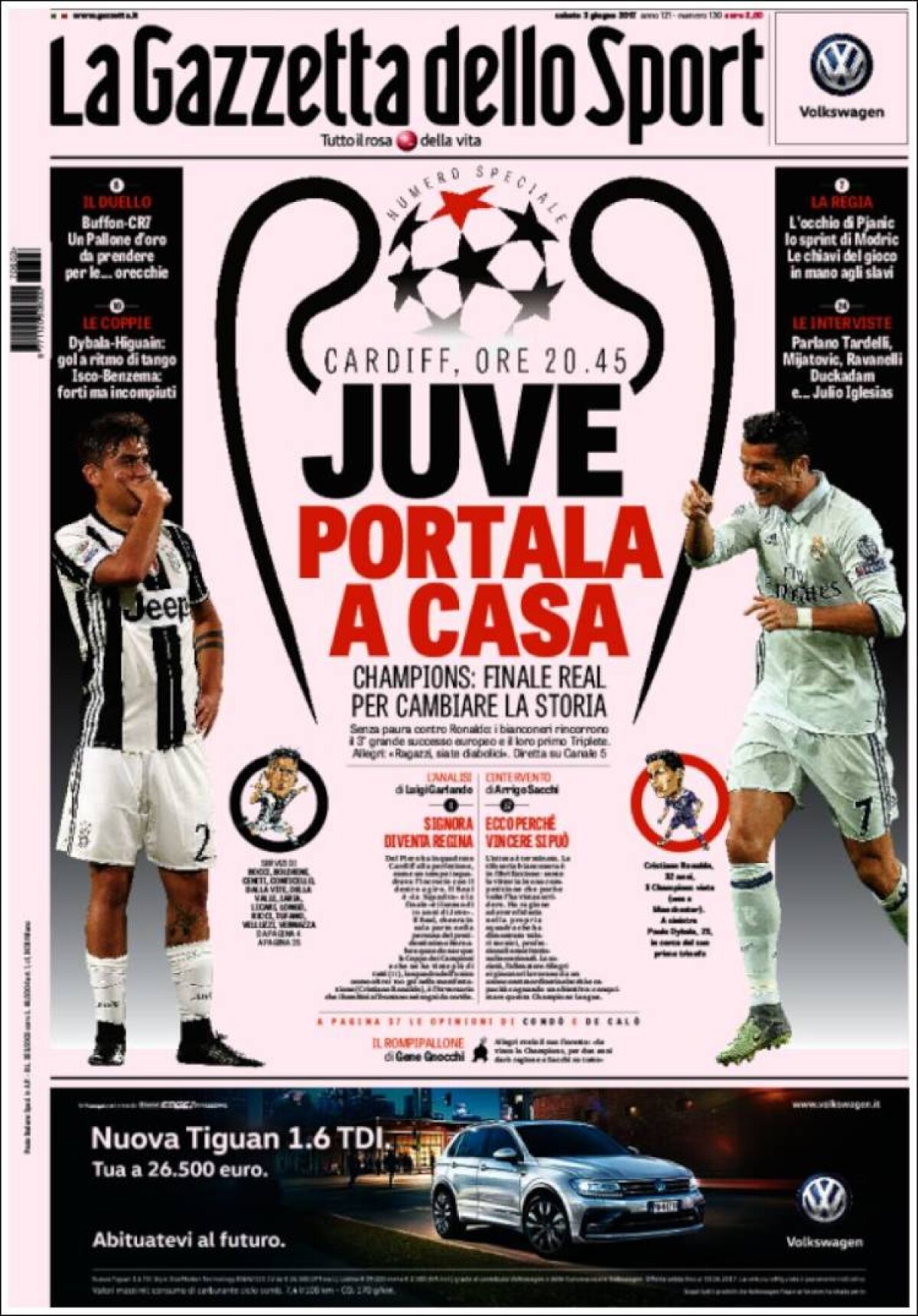 Ce scriu azi ziarele de sport din lume (3 iunie 2017)