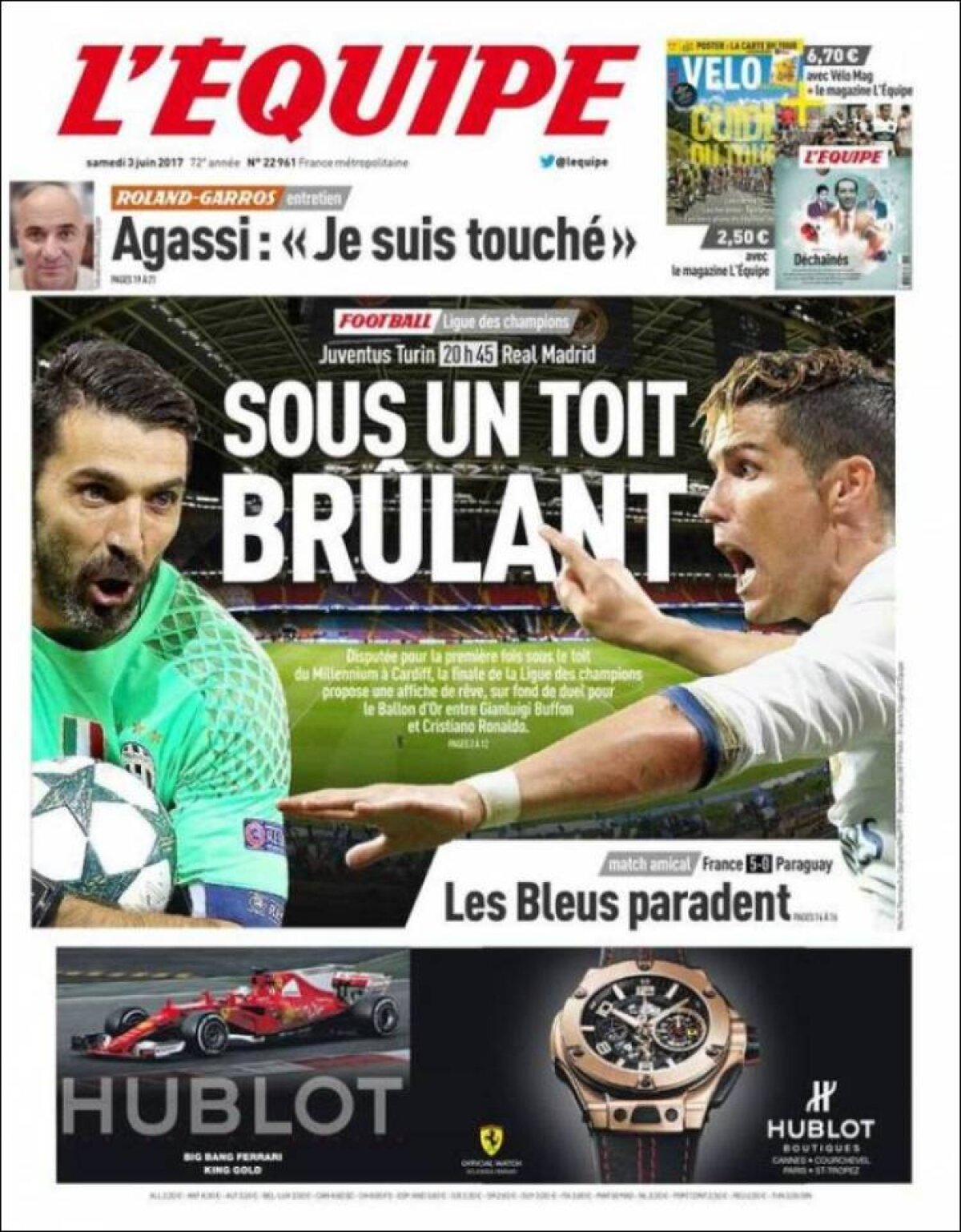 Ce scriu azi ziarele de sport din lume (3 iunie 2017)