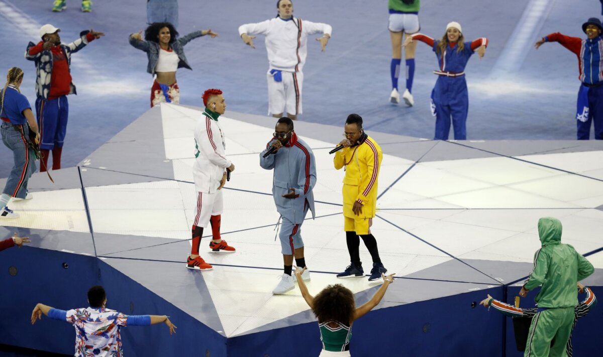 FOTO Supershow în deschiderea Finalei UCL de la Cardiff: Black Eyed Peas au ridicat tribunele în picioare