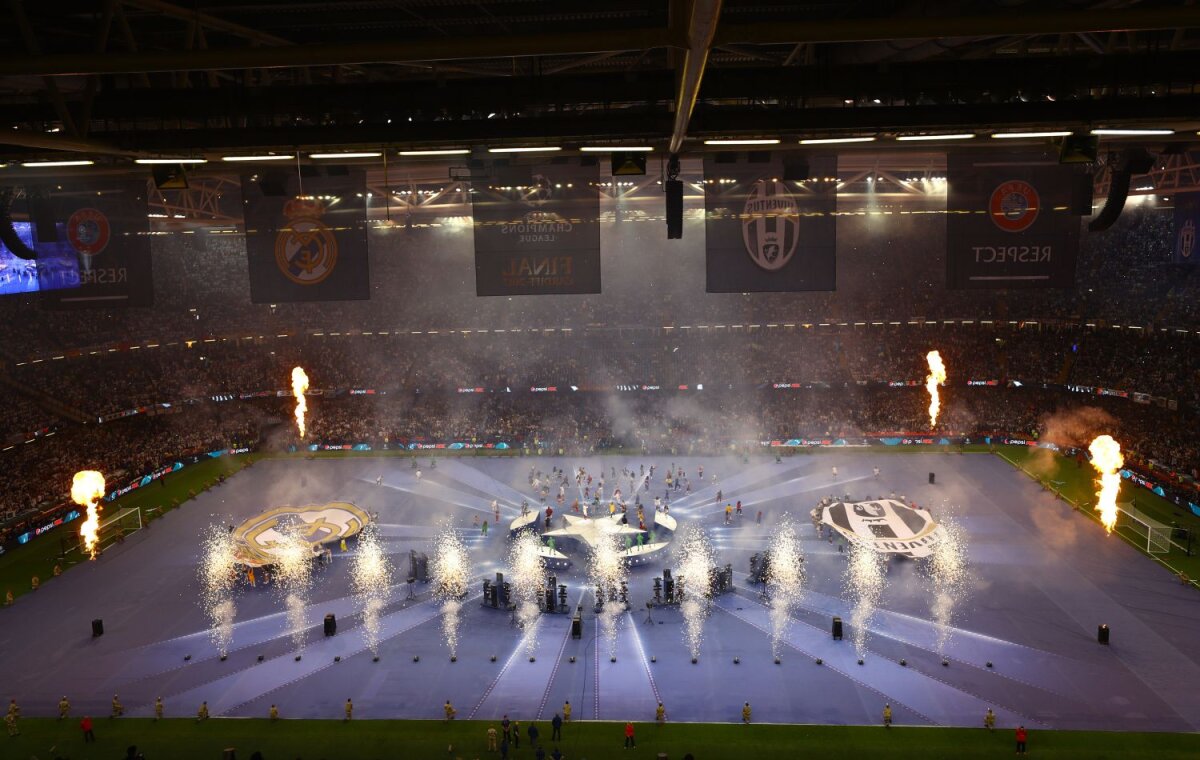 FOTO Supershow în deschiderea Finalei UCL de la Cardiff: Black Eyed Peas au ridicat tribunele în picioare