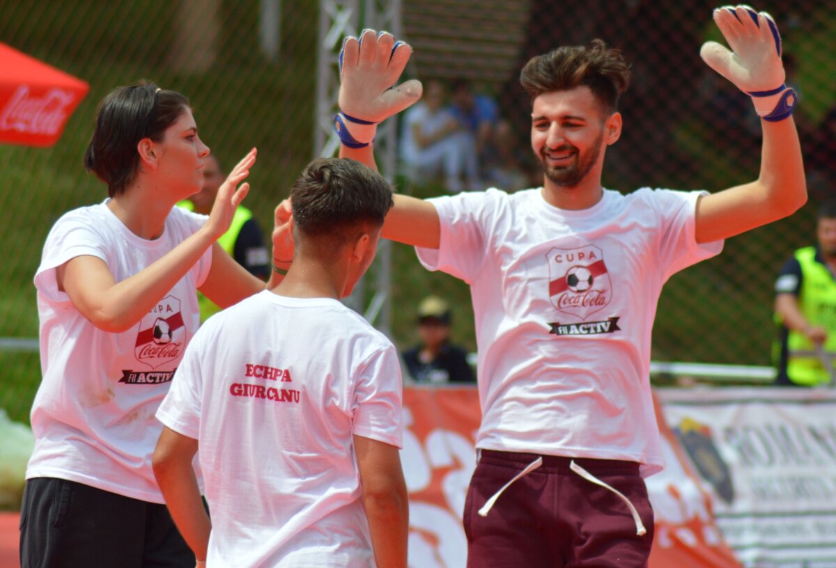 FOTO Spectacol! Cu o vloggeriță căpitan, echipa Giurcanu a învins la scor echipa Ghiduș