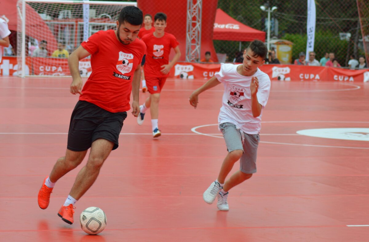 FOTO Spectacol! Cu o vloggeriță căpitan, echipa Giurcanu a învins la scor echipa Ghiduș