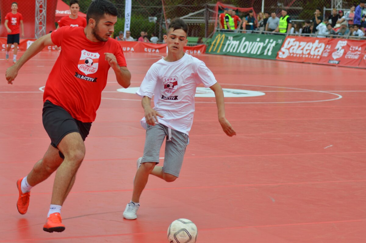 FOTO Spectacol! Cu o vloggeriță căpitan, echipa Giurcanu a învins la scor echipa Ghiduș