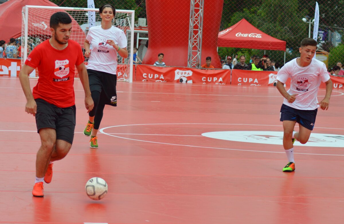 FOTO Spectacol! Cu o vloggeriță căpitan, echipa Giurcanu a învins la scor echipa Ghiduș