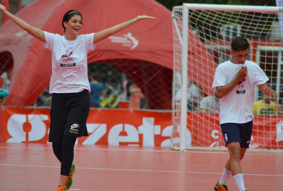 FOTO Spectacol! Cu o vloggeriță căpitan, echipa Giurcanu a învins la scor echipa Ghiduș