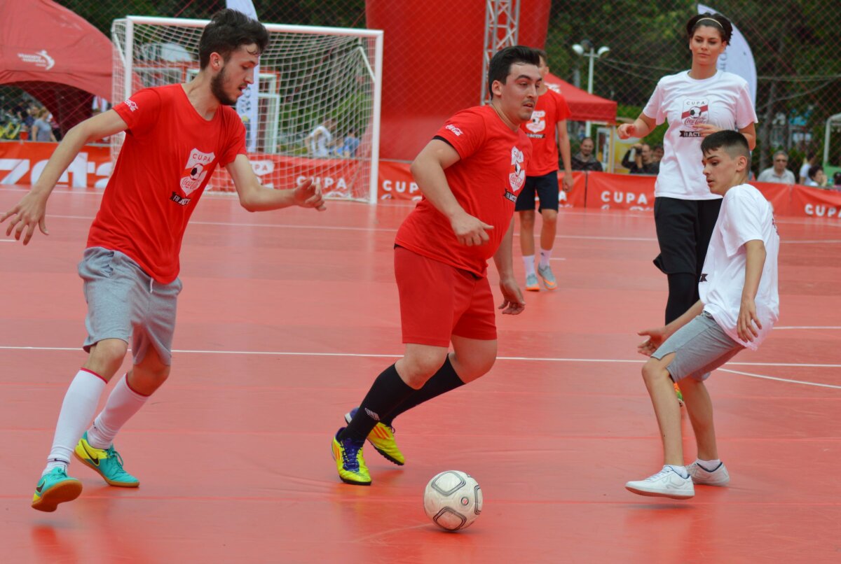 FOTO Spectacol! Cu o vloggeriță căpitan, echipa Giurcanu a învins la scor echipa Ghiduș