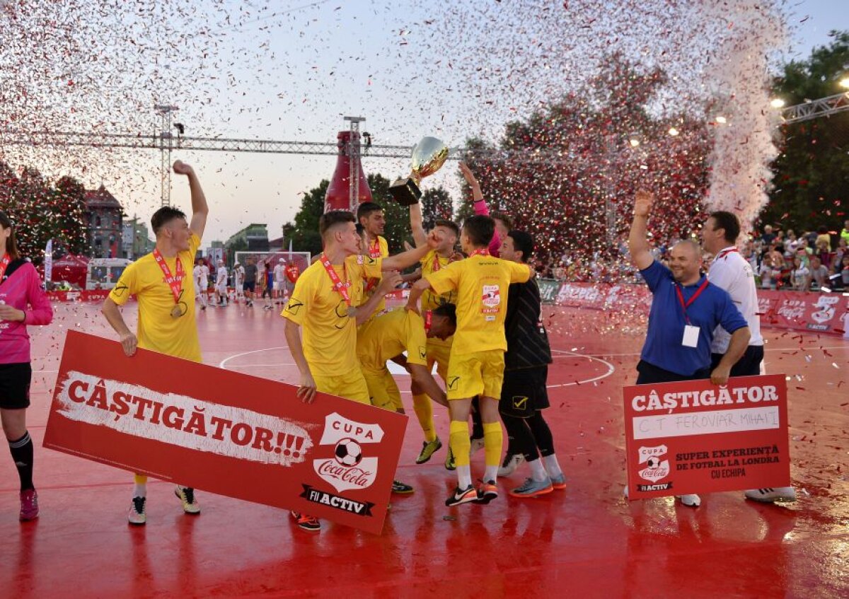 UPDATE // VIDEO + FOTO CTF Mihai I a câștigat finala Cupei Coca-Cola la băieți, iar LPS Cluj s-a impus la feminin! Cele două formații au început petrecerea