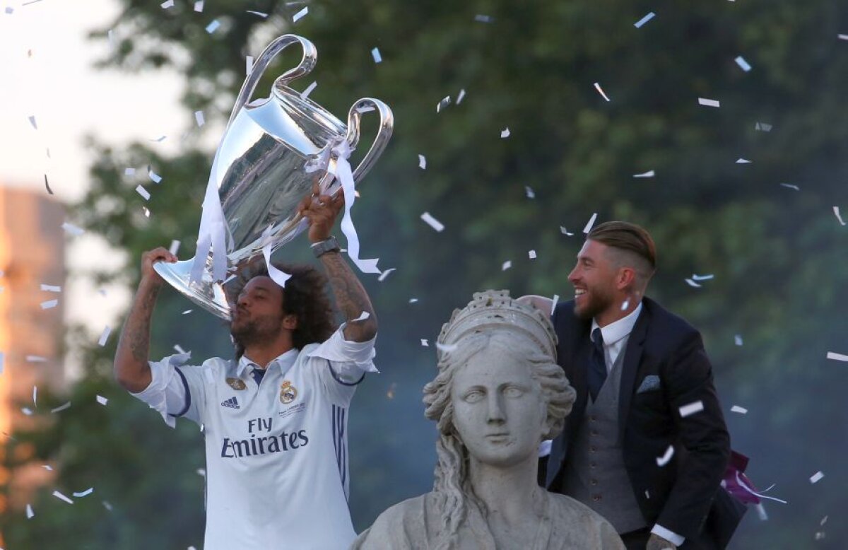 Sărbătoare grandioasă “Campeones 12” pentru Real Madrid pe străzile capitalei Spaniei și pe ”Santiago Bernabeu” + Sergio Ramos, Zinedine Zidane și Cristiano Ronaldo, momente de neuitat 