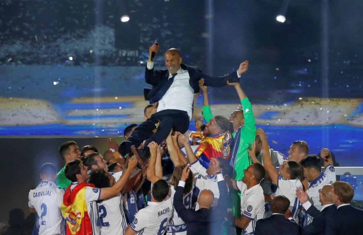Sărbătoare grandioasă “Campeones 12” pentru Real Madrid pe străzile capitalei Spaniei și pe ”Santiago Bernabeu” + Sergio Ramos, Zinedine Zidane și Cristiano Ronaldo, momente de neuitat 