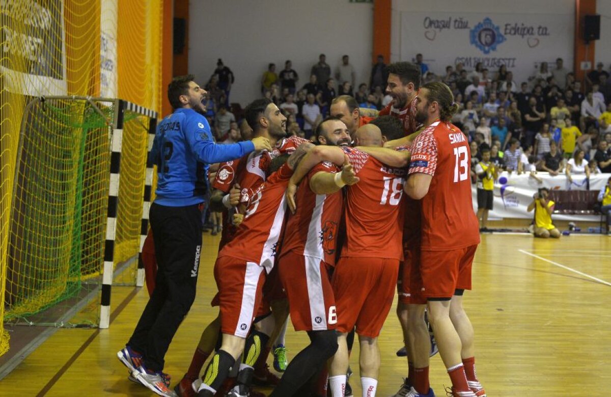 FOTO + VIDEO Event alb-roșu! Dinamo București e din nou campioana României la handbal, după încă un "thriller" cu CSM București