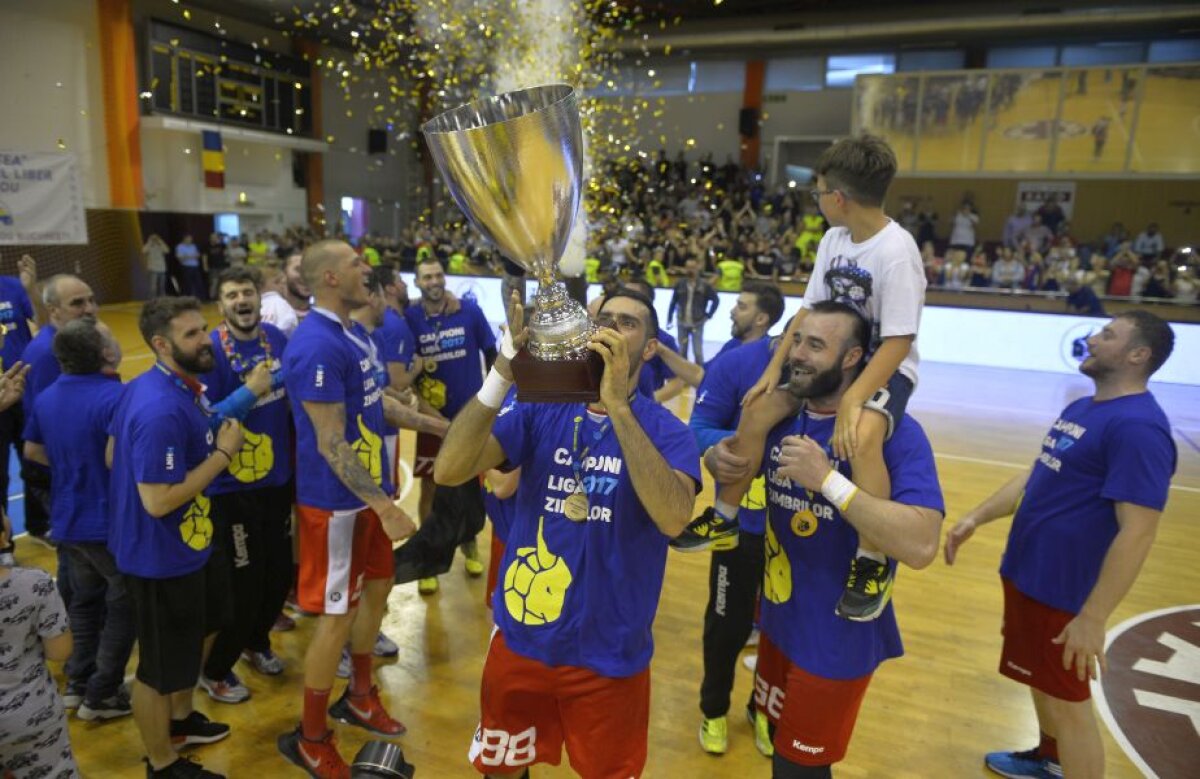 FOTO + VIDEO Event alb-roșu! Dinamo București e din nou campioana României la handbal, după încă un "thriller" cu CSM București