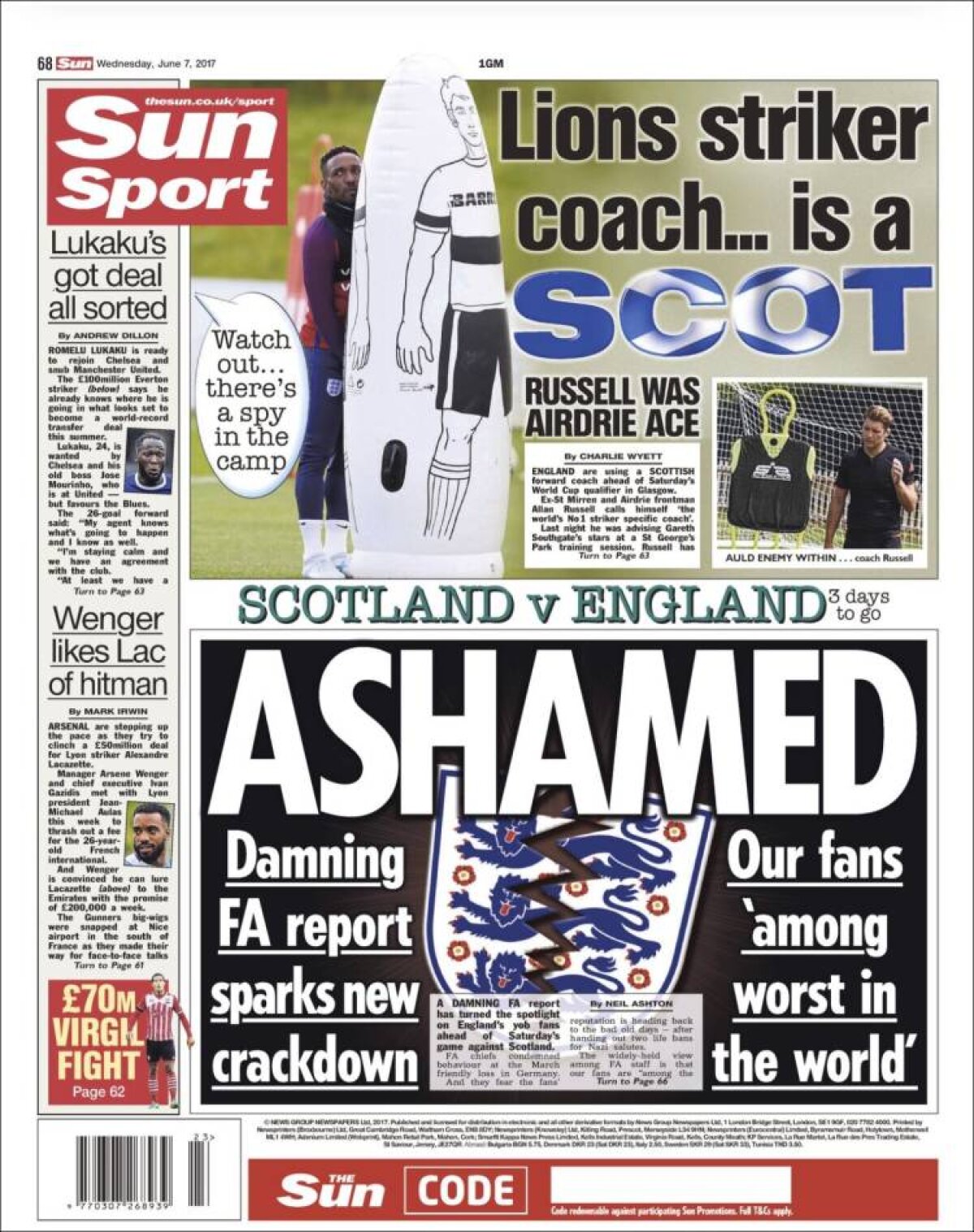 Ce scriu azi ziarele de sport din lume (7 iunie 2017)